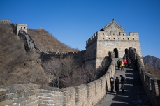 Tourists at the Great Wall
